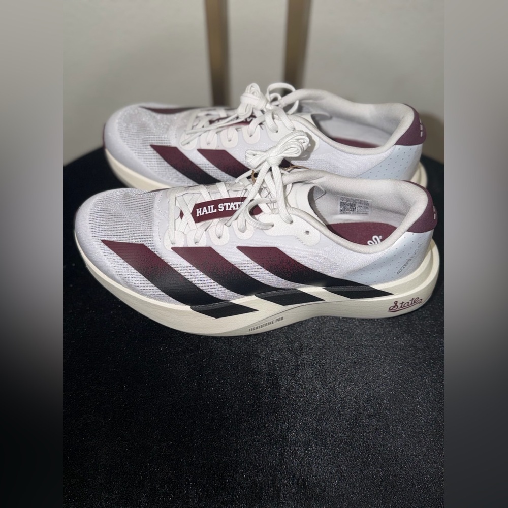 Adidas Adizero RC/Lightstrike Pro “Hail State” Mississippi State Running Shoes